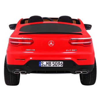 Auto Mercedes GLC 63S dla dzieci Czerwony Suv + Napęd 4x4